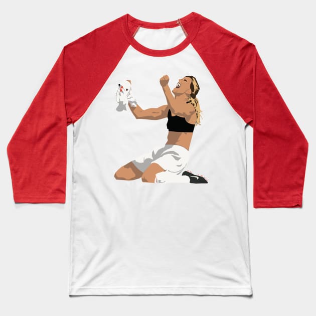 Brandi Chastain USWNT Baseball T-Shirt by Hevding